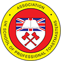 The Association of the UK School of Professional Toastmasters logo